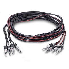 Кабель HeadMade Speaker Cable 2x2.5 Bn/Bn Black 2m