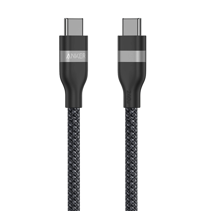 Кабель Anker USB-C/USB-C Cable 240W Black 0.9m - рис.0