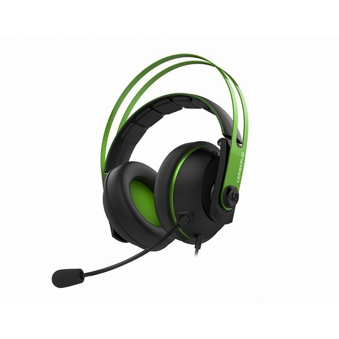 Игровая гарнитура Asus Cerberus V2 Green Black - рис.0