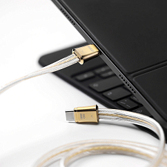 Кабель ddHiFi TC19CC Gold USB-C - USB-C 0.10m