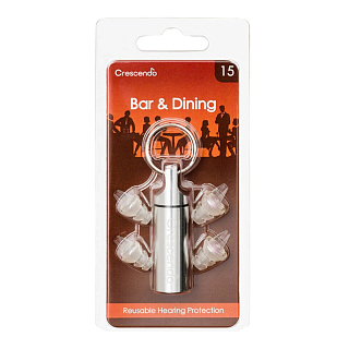 Dynamic Ear Company Crescendo Bar&Dining 15 Clear