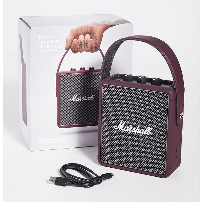Портативная колонка Marshall Stockwell II Burgundy - рис.5