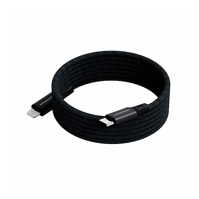 Кабель Magssory Link L 60W USB-C - Lightning Black 1.2m - рис.0