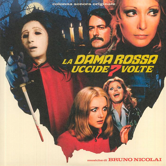 Пластинка Bruno Nicolai – La Dama Rossa Uccide 7 Volte 2 LP - рис.0