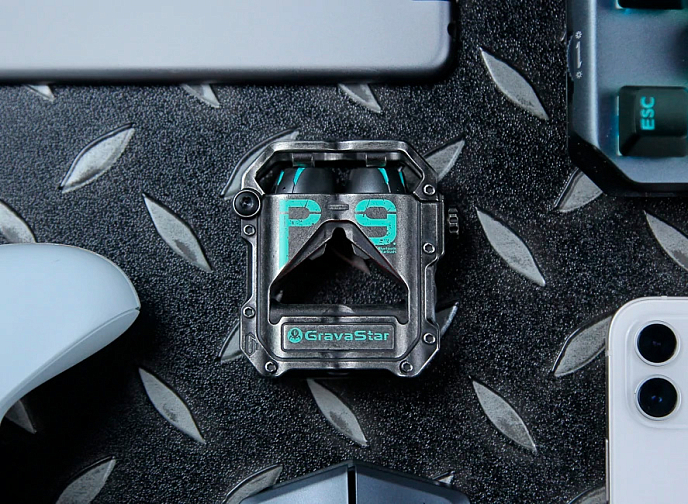 Беспроводные наушники Gravastar Sirius Pro War Damaged Grey - рис.5