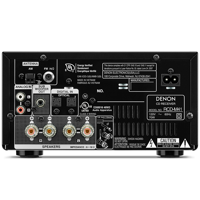 Микросистема Denon D-M41 silver - рис.3