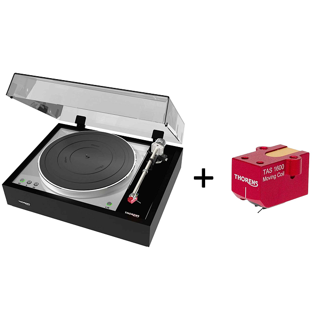 Проигрыватель винила Thorens TD-1601 + TAS 1600 HG Black - рис.0