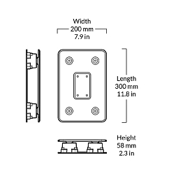 Стойки под акустику Space Lab Small Platform (Light Isolators) Black