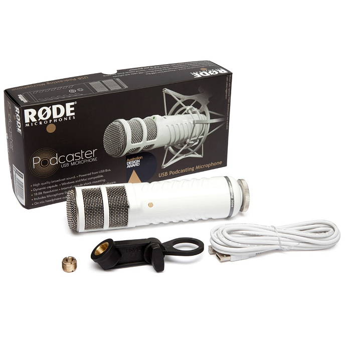Комплект RODE Podcaster MKII + RODE PSA1 Plus White - рис.2