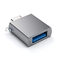 Переходник Satechi Aluminum Type-C-USB 3.0 Space Gray