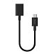Адаптер Deppa USB C Plug - USB A 3.0 Black - рис.0