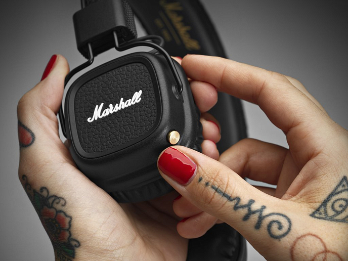 Беспроводные наушники MARSHALL Major II Bluetooth Black - рис.5