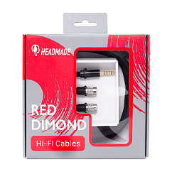 Кабель HeadMade Red Diamond - Dan Clark - 4.4mm, 1.2m