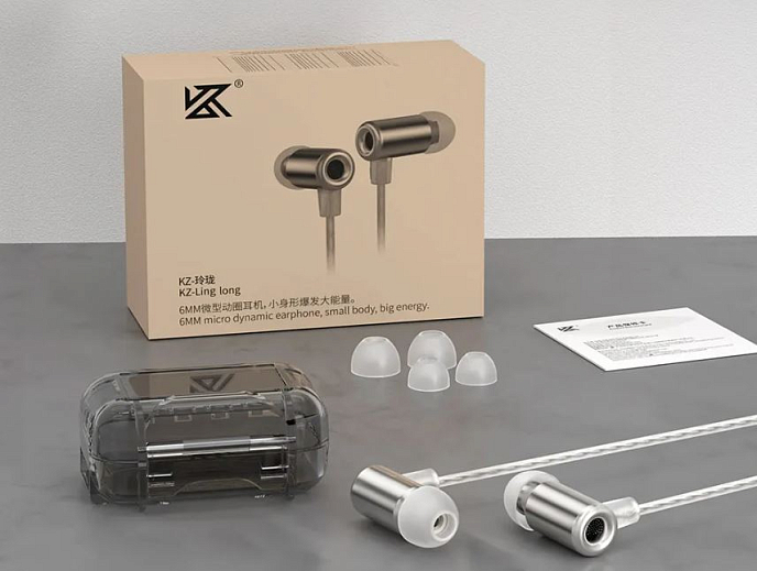 Наушники внутриканальные KZ Ling Long With Mic - рис.4
