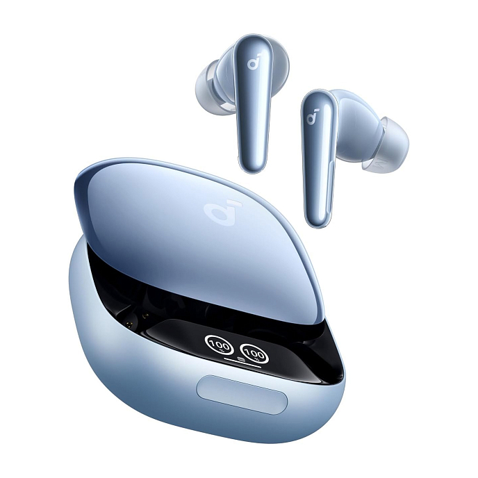 Беспроводные наушники Anker Soundcore Liberty 4 Pro NC glossy light blue tws внутриканальные наушники с шумоподавлением_OpenBox - рис.0