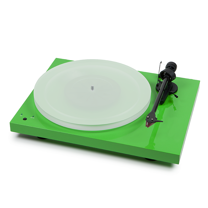 Проигрыватель винила Pro-Ject DEBUT RECORDMASTER HIRES 2M-Red Green - рис.0