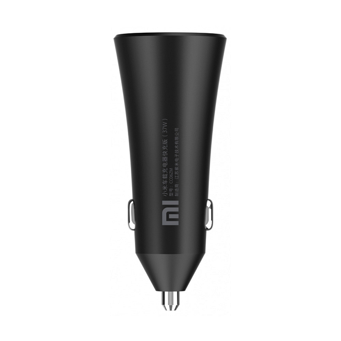 Автомобильное зарядное устройство Xiaomi Mi 37W Dual-Port Car Charger Black - рис.1