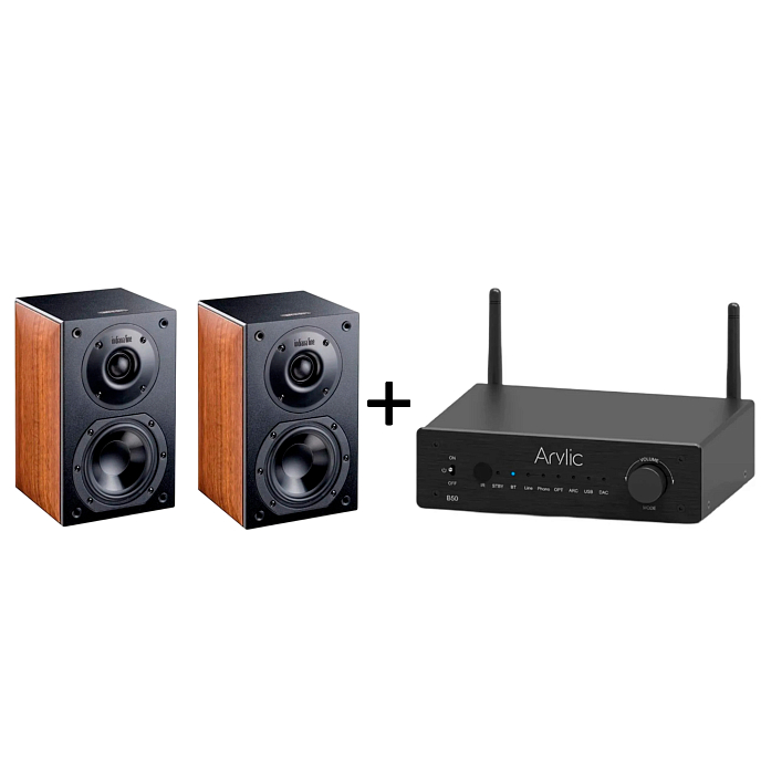 Комплект Indiana Line Nota 240 Walnut + Arylic B50 - рис.0