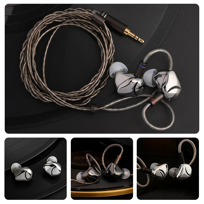 Наушники внутриканальные Hidizs MK10 4.4mm Silver - рис.5