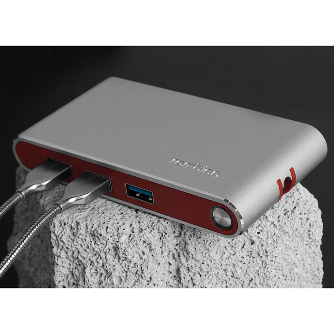 USB HUB Rombica USB-C Hermes Red - рис.4