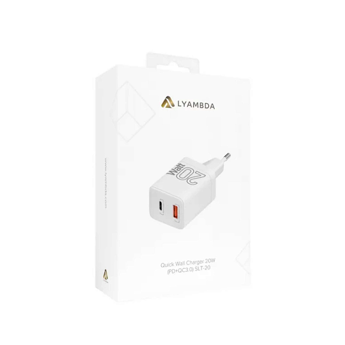 Сетевое зарядное устройство Lyambda 20W SLT-20 White - рис.4