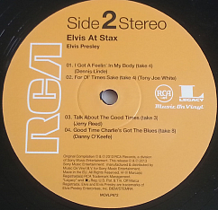 Виниловая пластинка ELVIS PRESLEY ELVIS AT STAX
