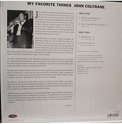 Виниловая пластинка John Coltrane – My Favorite Things (NNM) - LP