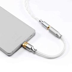 Усилитель-ЦАП для наушников ddHiFi TC35CM2 Silver USB-C - 3.5 mm