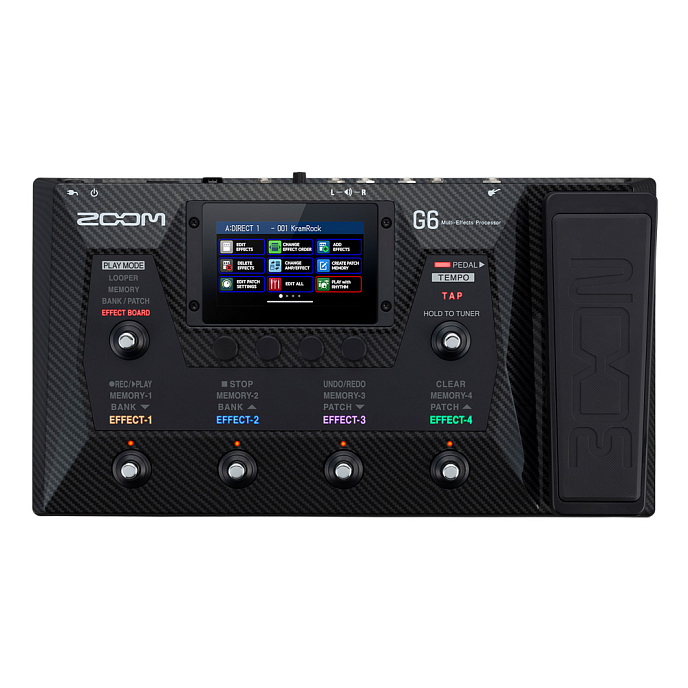 Процессор эффектов Zoom G6 Black - рис.0
