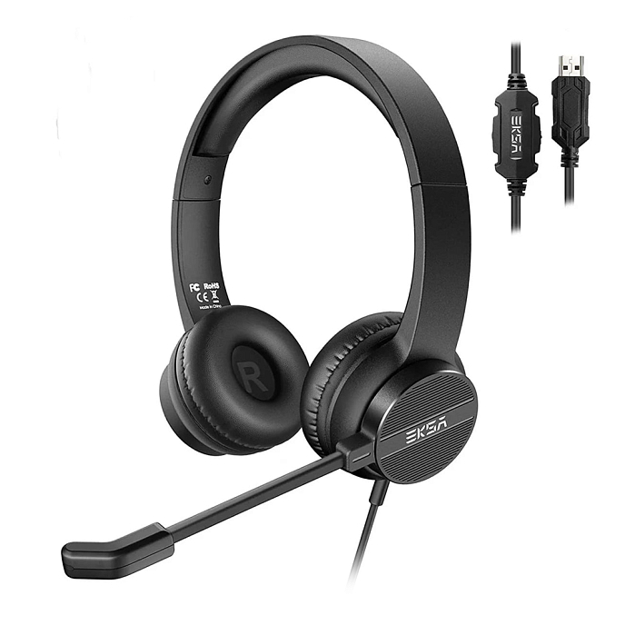Гарнитура EKSA H12E Black - рис.1