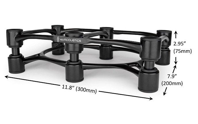 Антивибрационная подставка IsoAcoustics Aperta 300 Black - рис.3