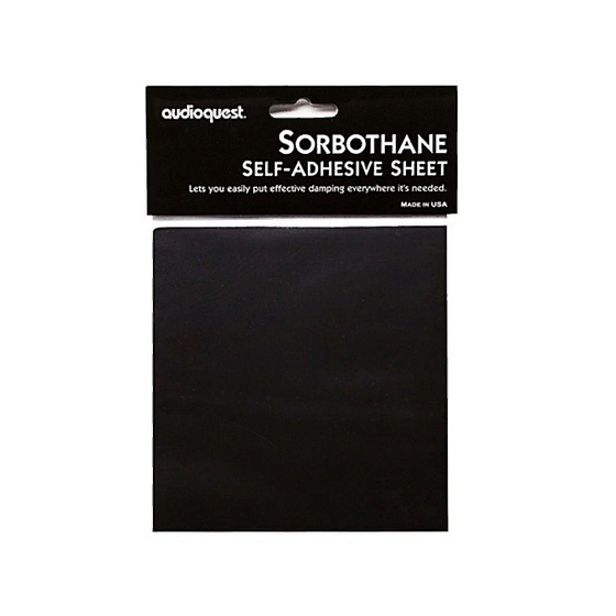 Антивибрационная подставка AudioQuest Sorbothane Self-Stick Sheet 15x15 - рис.0