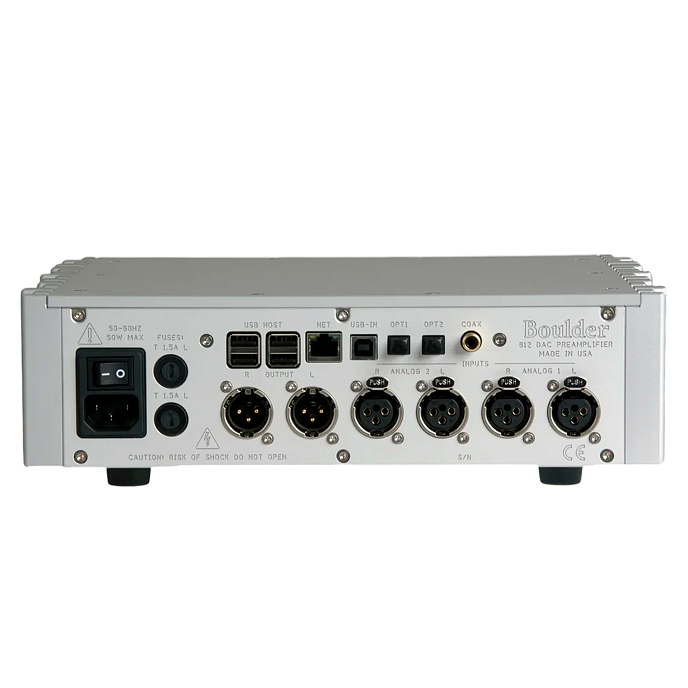 Усилитель-ЦАП для наушников Boulder 812 DAC Preamplifier Silver - рис.2