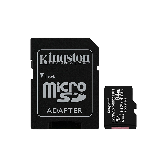Карта памяти Kingston Canvas Select Plus 64Gb Three Pack - рис.0