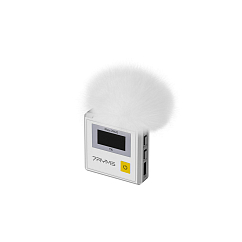 Микрофон беспроводной 7Ryms iRay DW20(B) white радиосистема с петличным микрофоном (SN u080f250014)_Уценка