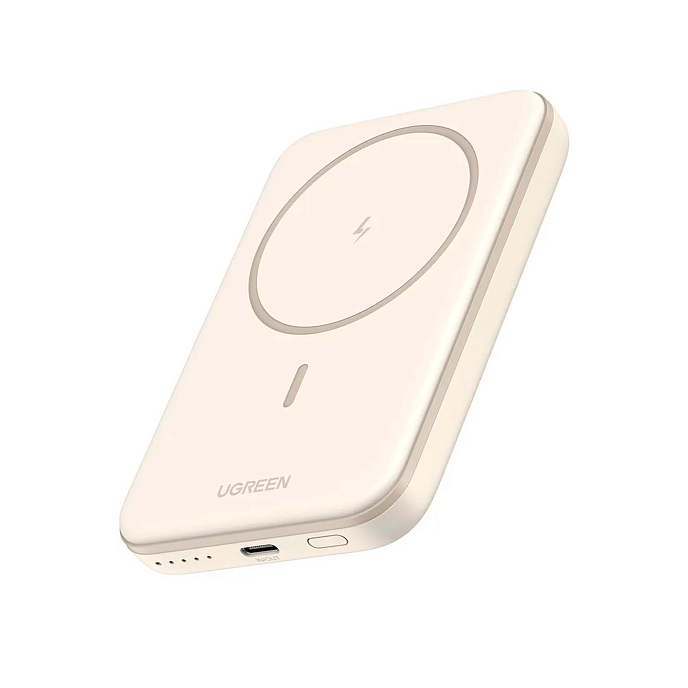 Внешний аккумулятор Ugreen PB560 (25207) Magnetic Wireless Power Bank White - рис.0
