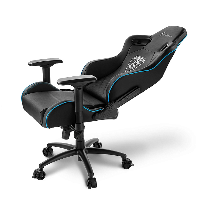 Компьютерное кресло Sharkoon Skiller SGS4 Blue Black - рис.4