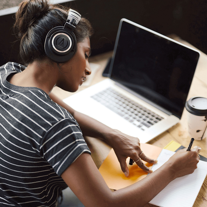 Наушники полноразмерные Audio-Technica ATH-M50xBT2 Black - рис.10