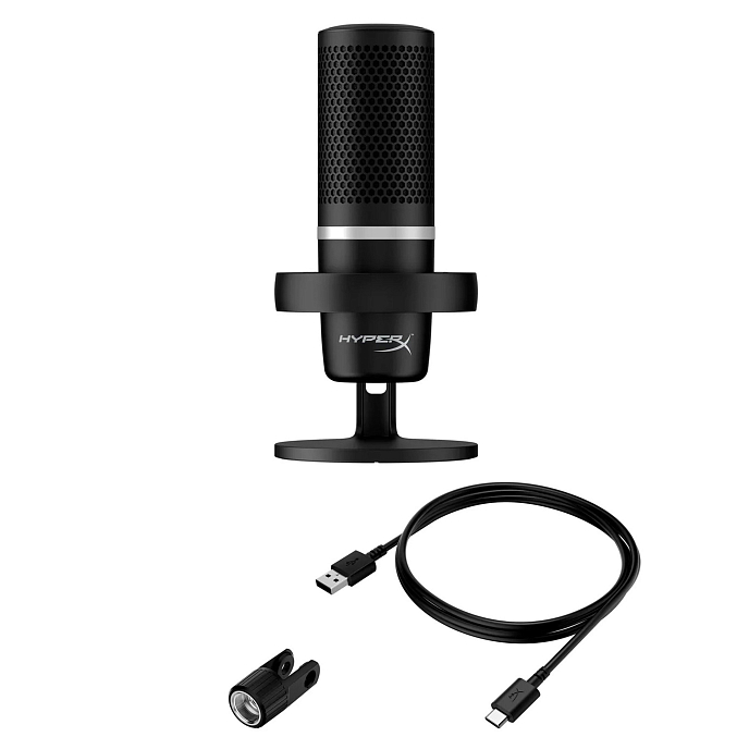 Микрофон для стриминга и игр HyperX DuoCast Black - рис.5