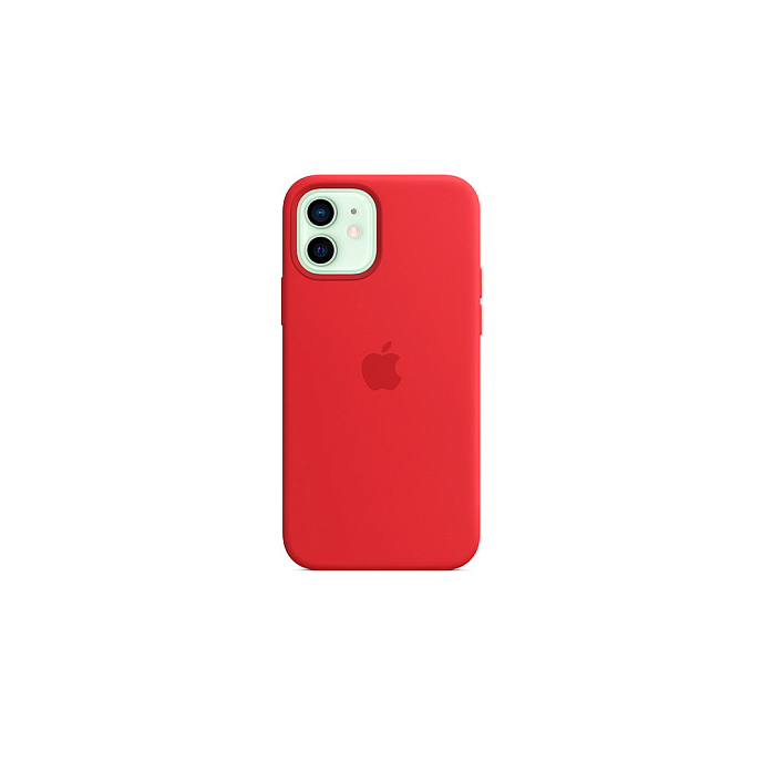 Чехол для смартфонов Apple iPhone 12 + 12 Pro Silicone Case with MagSafe Red - рис.1