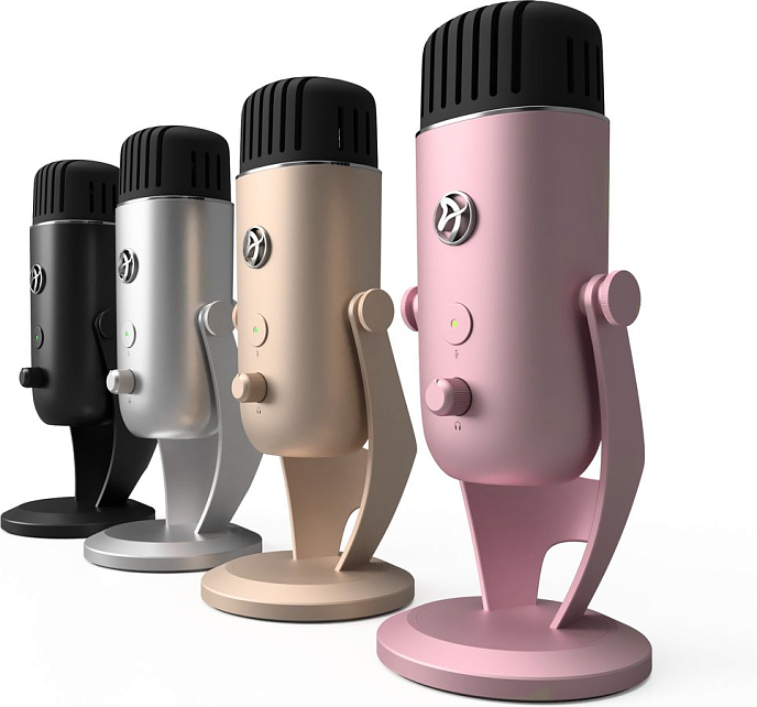 Микрофон для стриминга и игр Arozzi Colonna Rose Gold - рис.5