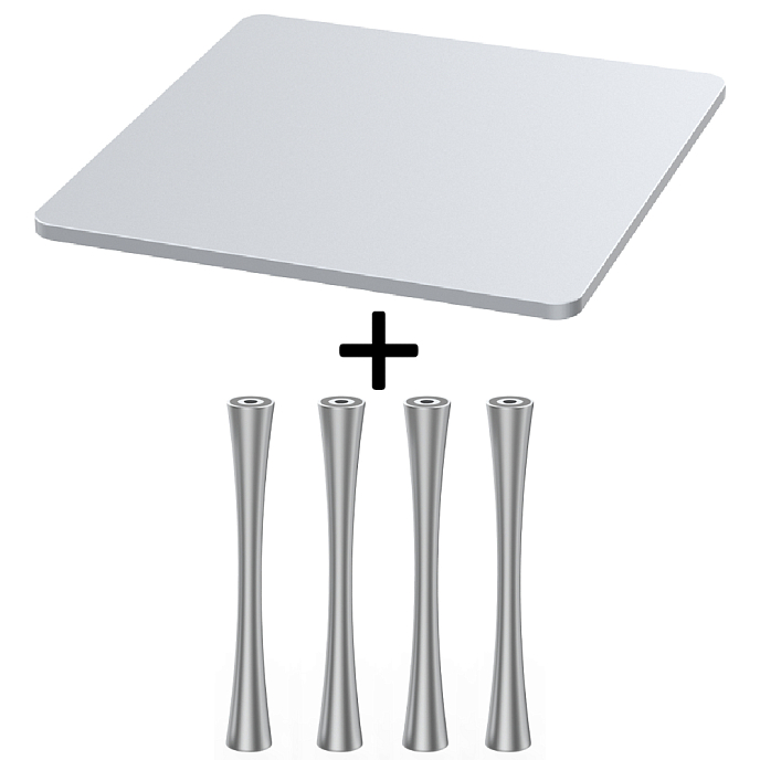 Стойка для Hi-Fi ddHiFi HS250 + SR150 x 4 Cool Gray/Silver - рис.0