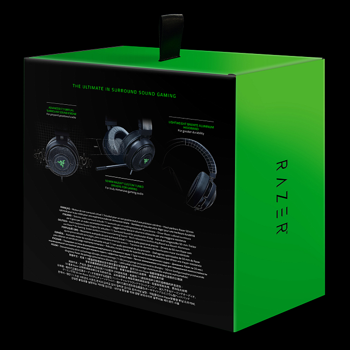 Игровая гарнитура Razer Kraken 7.1 V2 Oval (PC/PS4) USB Black - рис.7