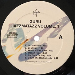 Виниловая пластинка Guru - Jazzmatazz (Volume 1) LP