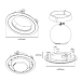 Кронштейн для акустики Elipson Planet In-Ceiling Mount M White - рис.2 Кронштейн для акустики Elipson Planet In-Ceiling Mount M White - рис.2