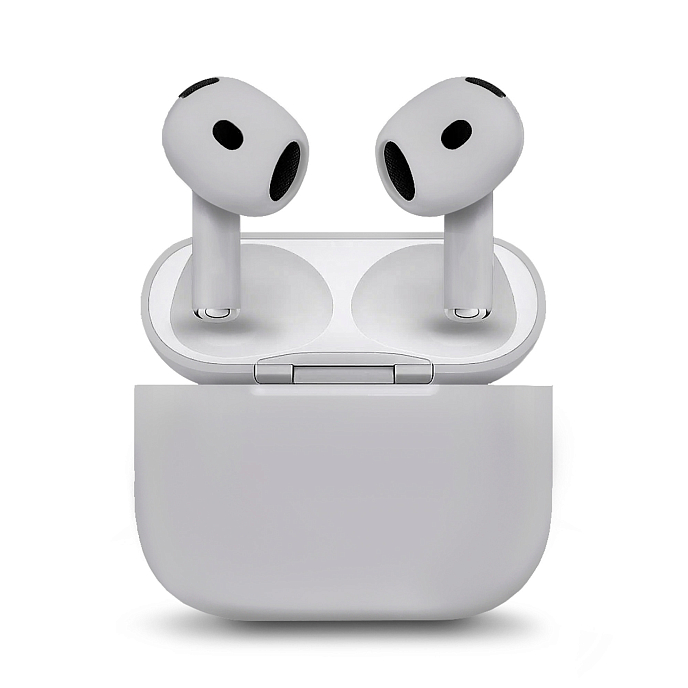 Беспроводные наушники Apple AirPods 4 Silver Matte - рис.0
