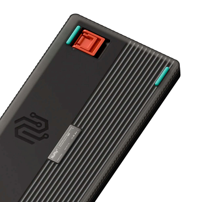 Клавиатура NuPhy Halo75 V2 QMK Silent Red Switch Obsidian Black - рис.4