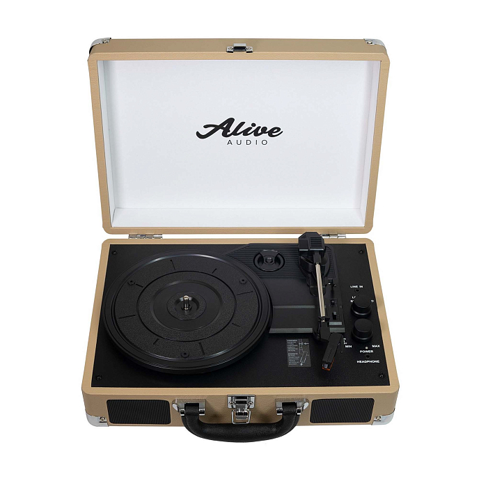 Проигрыватель винила Alive Audio GLAM latte проигрыватель винила OpenBox - рис.2