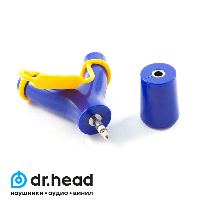 Разветвитель для наушников AXES SPT-2Sling Blue - рис.0