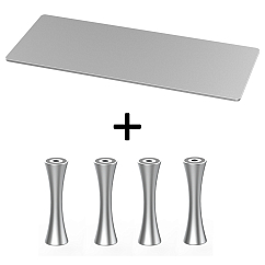 Стол ddHiFi HS650 + SR70 x 4 Anodized Silver/Silver